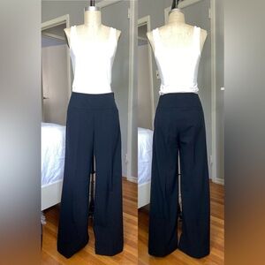 Womens Vince Camuto black stretch wool trousers in size 4